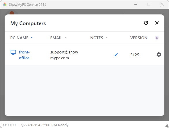 View Remote PC Windows