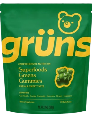 a green and white can of food