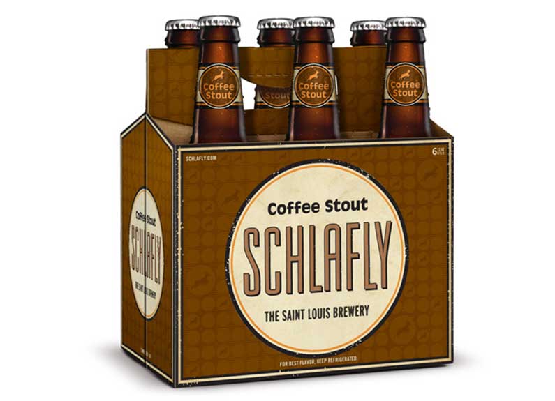 schlafly coffee stout made with kaldi's coffee