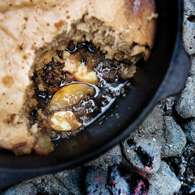 Caramel Apple Right-Side-Up Cake recipe