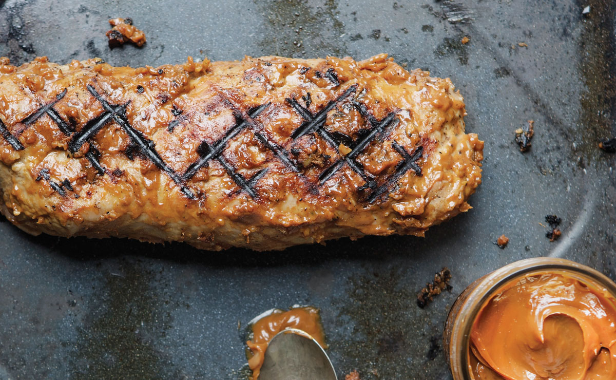 Pork Tenderloin with Chili Dulce de Leche Glaze