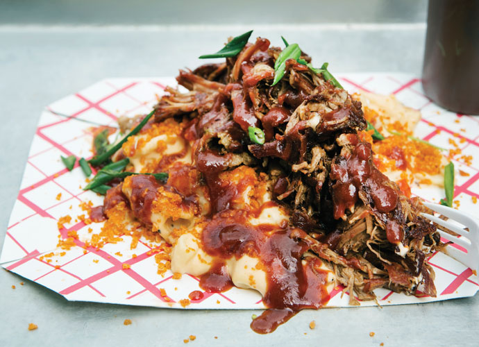 Brisket Mac and Cheese from Farmtruk food truck in St. Louis