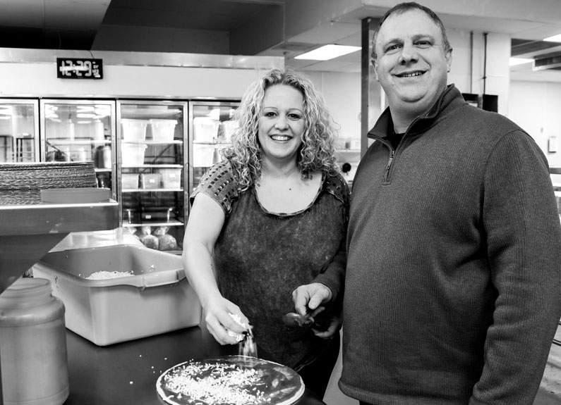 Co-owners Meredith and Rick Schaper of Dogtown Pizza