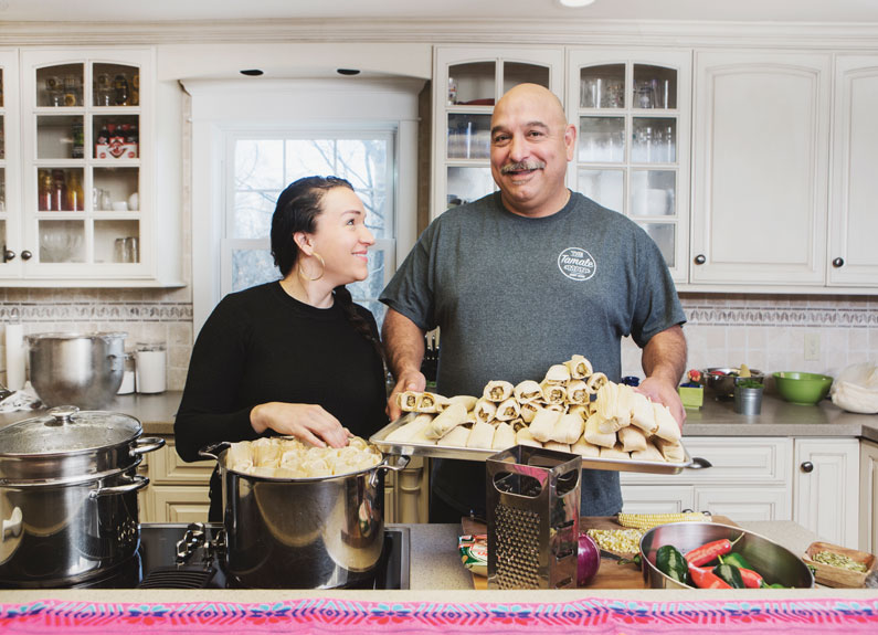 from left, rachel rogers and her father, doug marshall