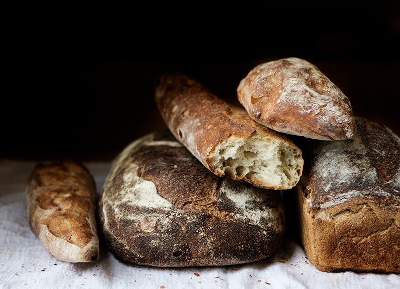 bread loaves from union loafers cafe and bread bakery in botanical heights