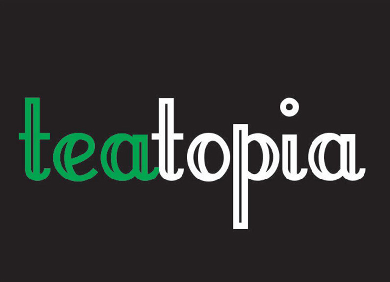 logo for teatopia on cherokee street in south city