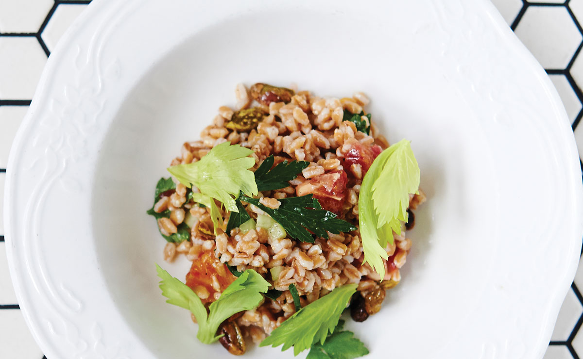 brasserie's farro salad