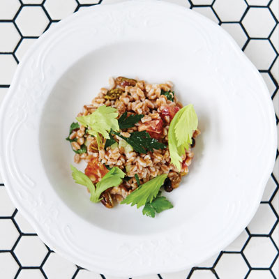 brasserie's farro salad