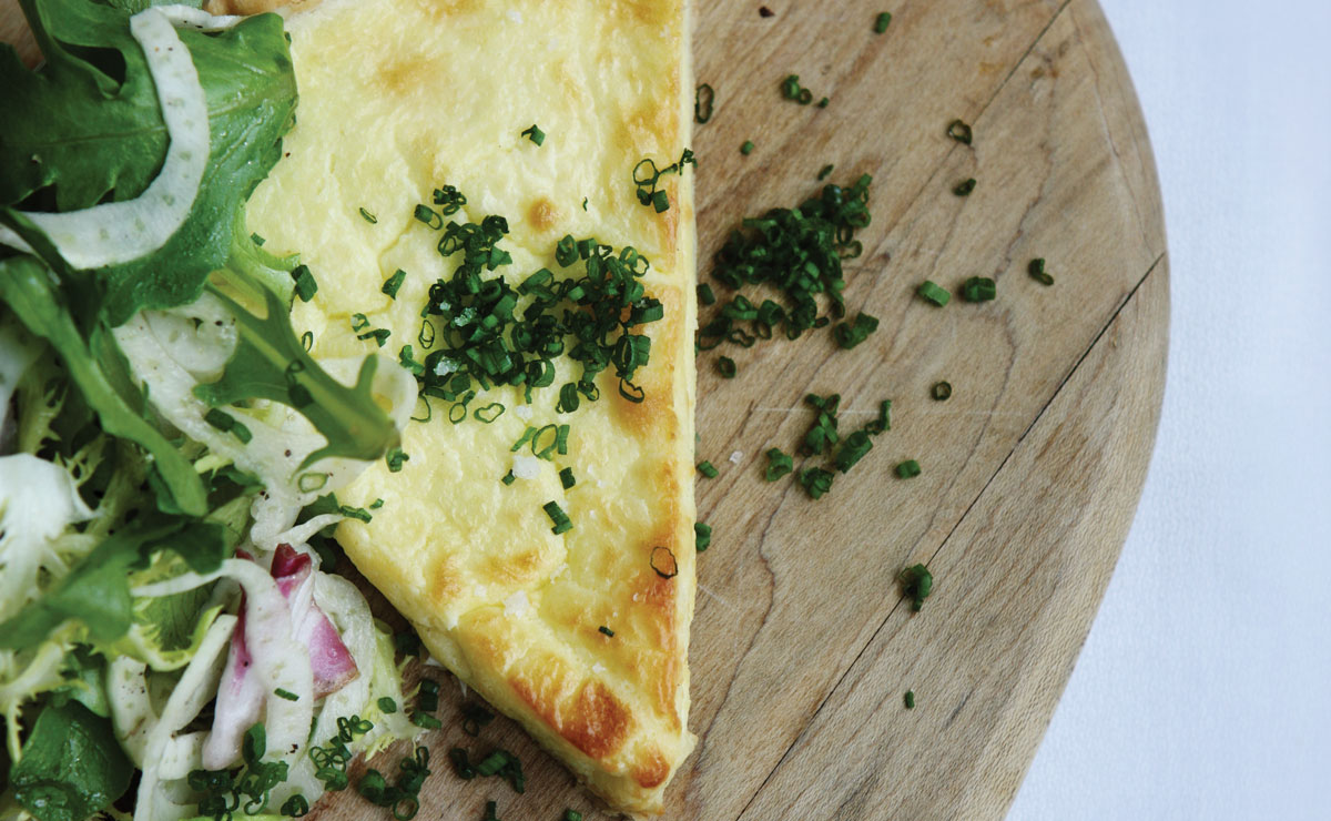 Brasserie by Niche's Goat Cheese Tart with Fennel Salad