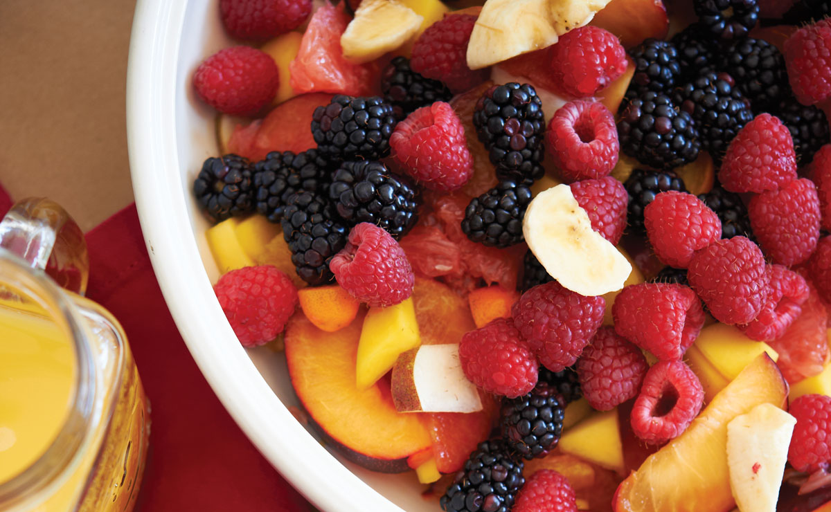 half & half's fruit salad