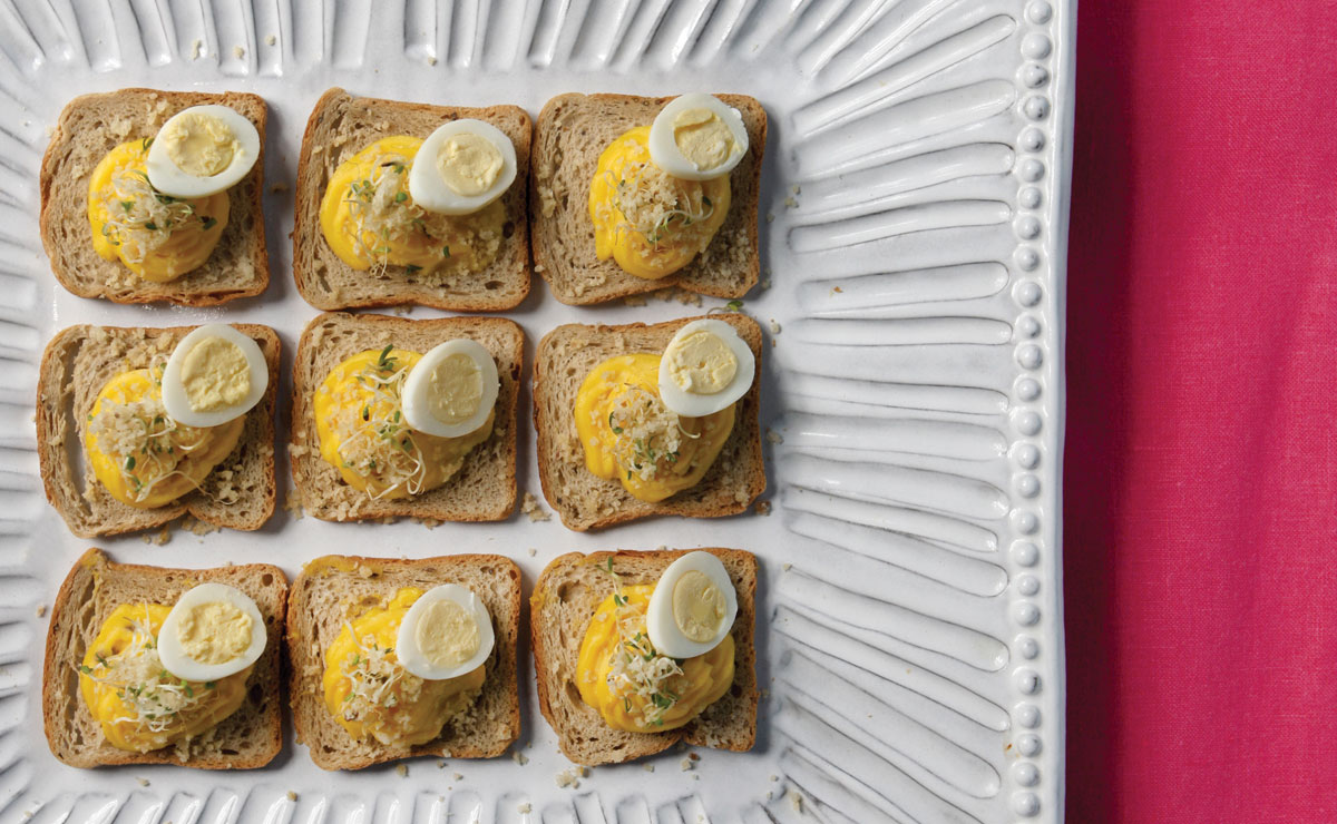 Truffled “Deviled” Eggs