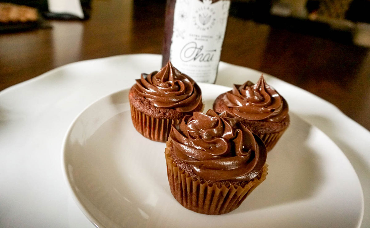 Chocolate Chai Cupcakes