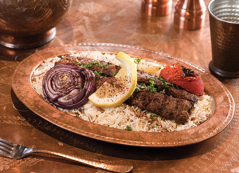 adana kebab from sheesh restaurant