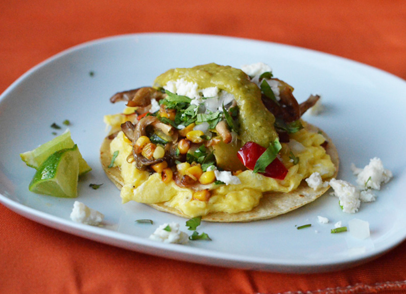 breakfast taco from egg in benton park