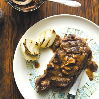 Mushroom-Angostura Steak Sauce 