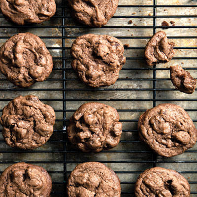 Triple chocolate cookies 