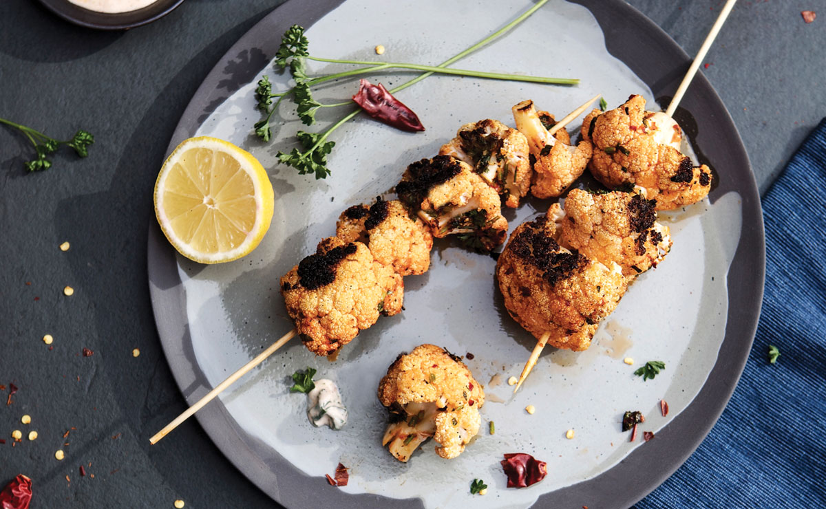 grilled chili-lime cauliflower