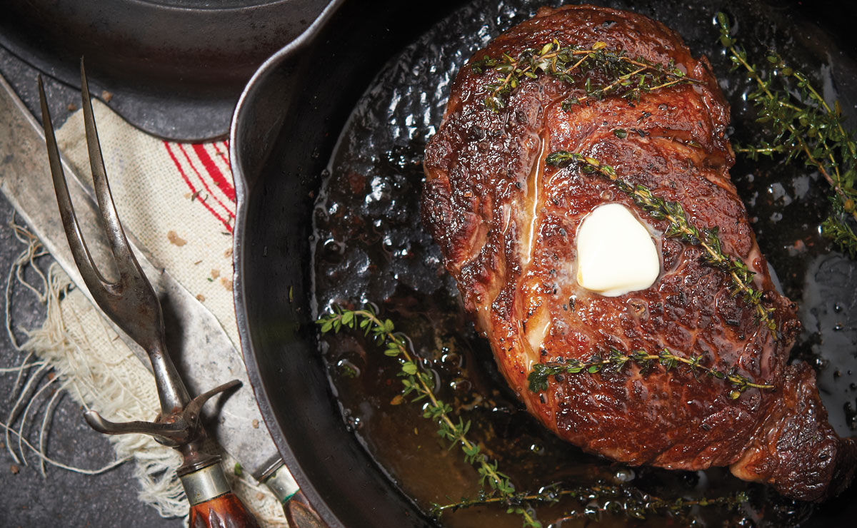 stove-top steak