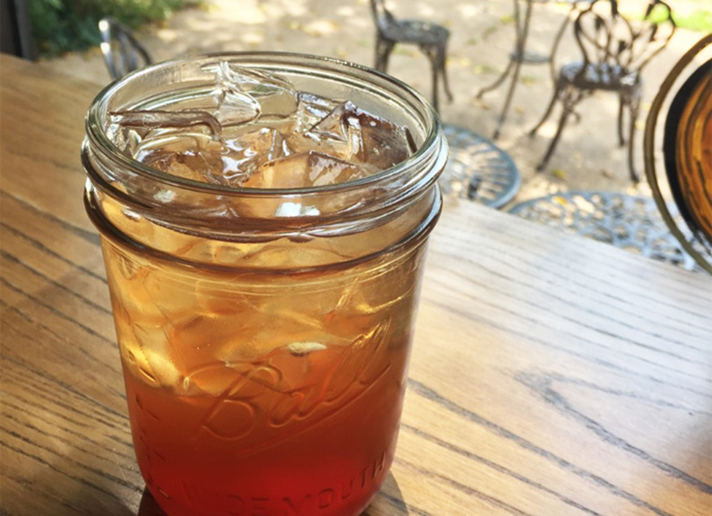 Pomegranate-Coffee Tonic Shrub Cocktail at Sump