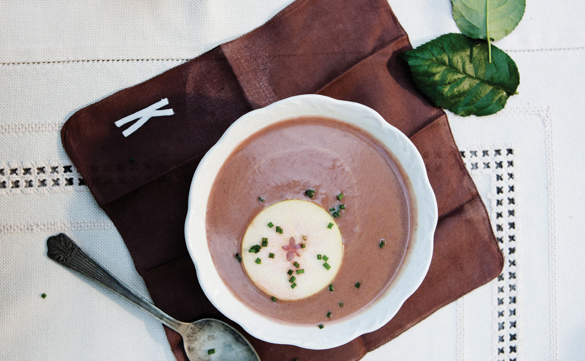 Home Wine Kitchen’s Carrot Apple Ginger Soup