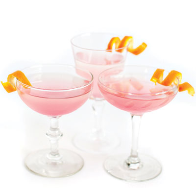 rhubarb gin(ger) fizz cocktail