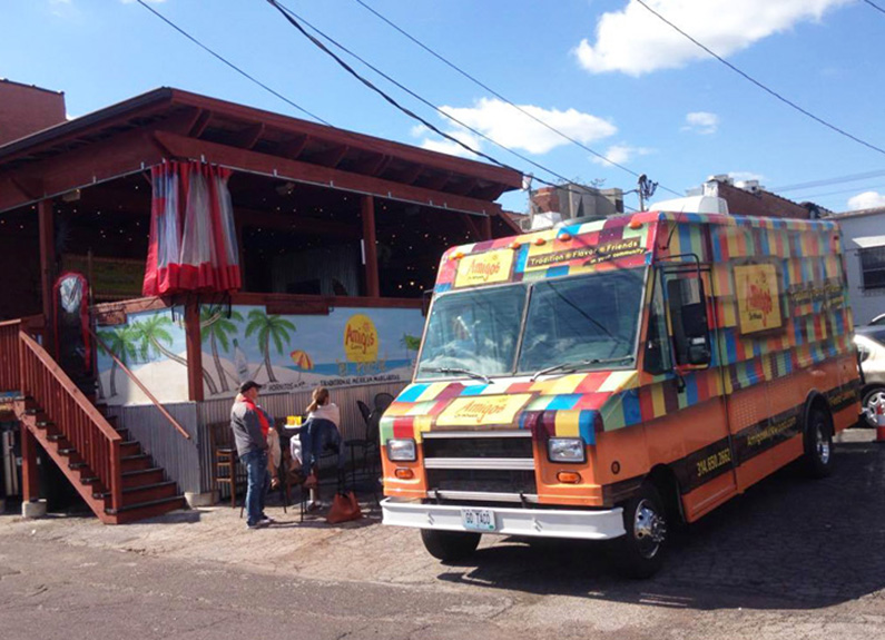 amigos cantina food truck amigos on wheels