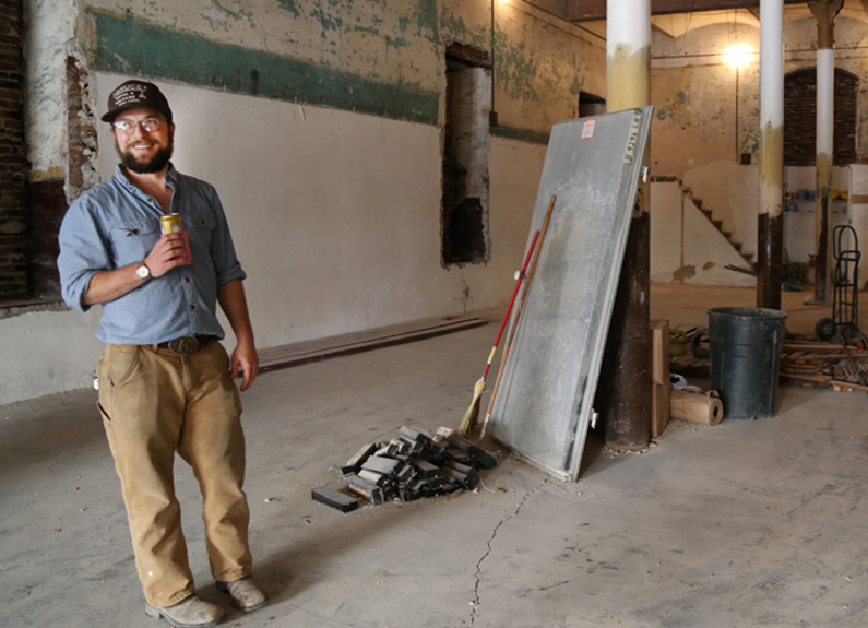 Earthbound Beer co-owner and brewer Stuart Keating