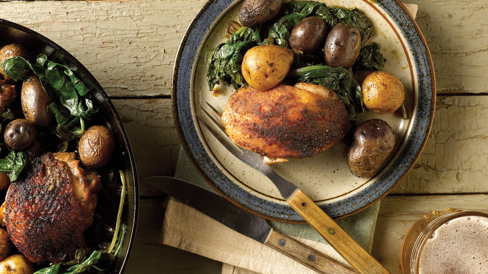 Sauce Magazine - Recipe: One-Skillet Chicken Dinner