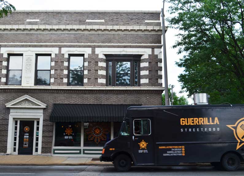 guerrilla street food brick-and-mortar and food truck off south grand