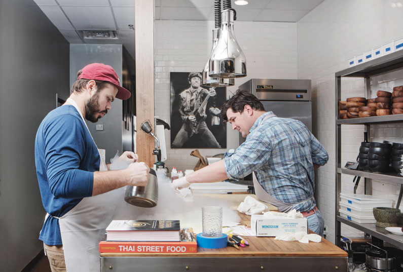 chef ryan mcdonald and Privado chef-owner mike randolph