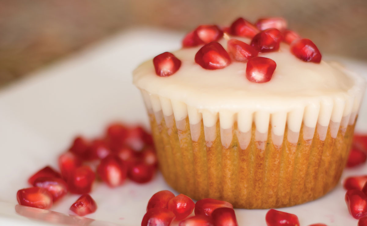 Pomegranate Mojito Cupcake recipe
