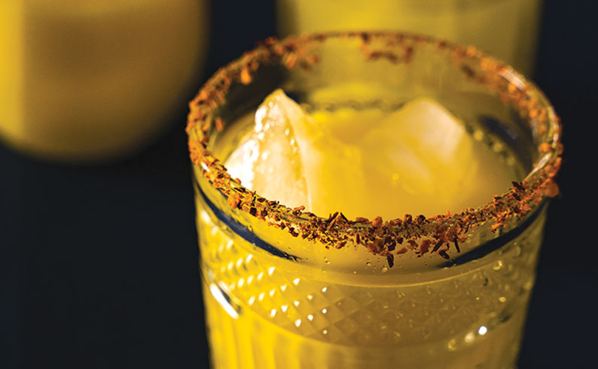 Pickled Mango Mezcarita Cocktail