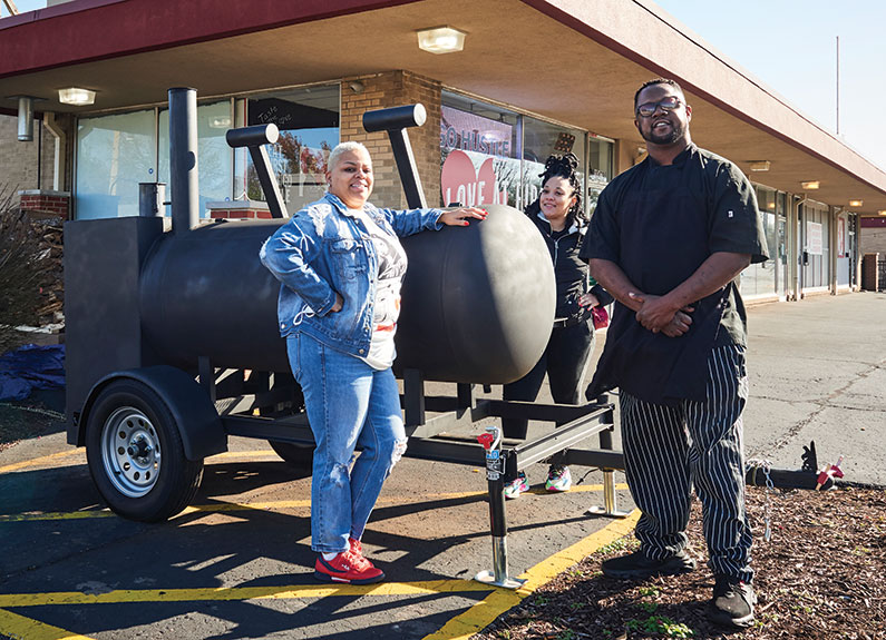 the team at love at first bite in st. ann