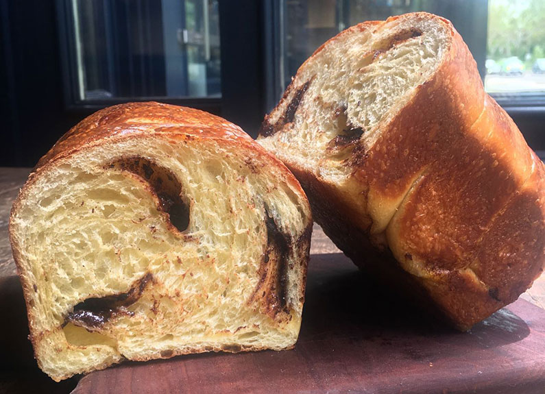 chocolate cinnamon challah from winslow's table in university city