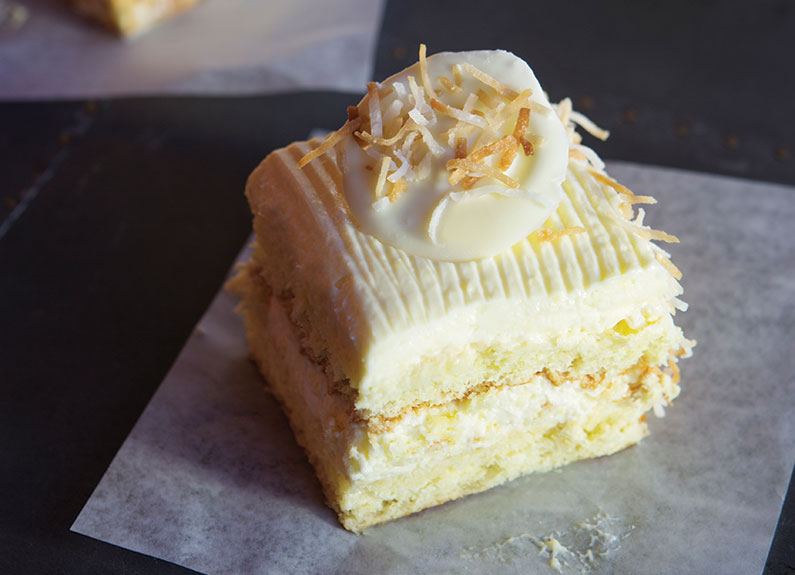 Piccione Pastry's coconut cassata cake recipe