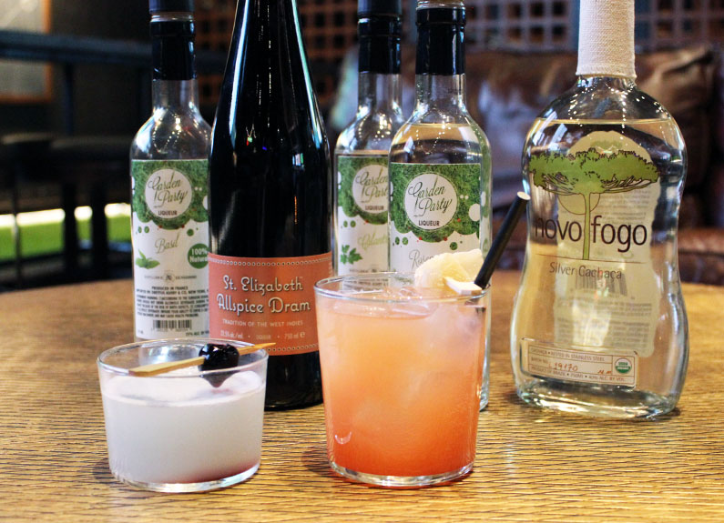 a variety of spirits offered at westport social