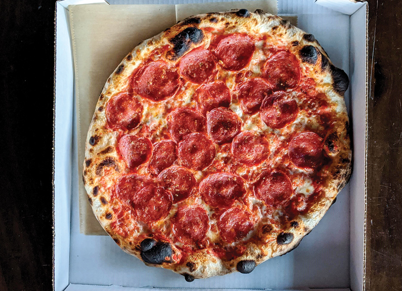 pepperoni pizza from The U.R.B.