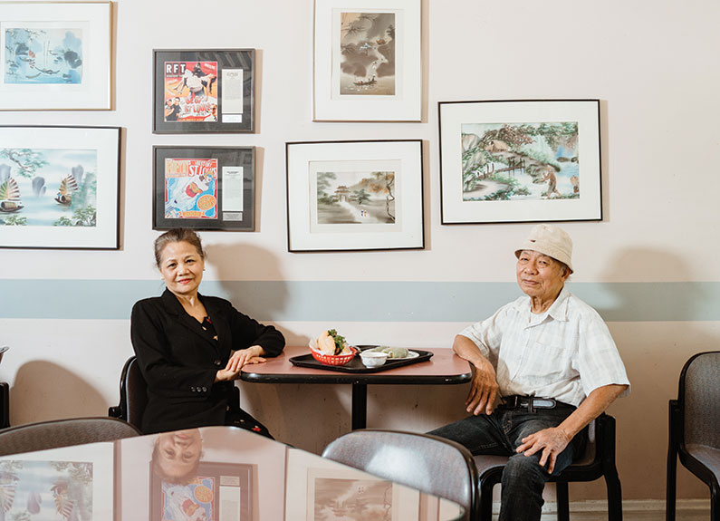 lynn and thomas truong, owners of banh mi so 1 on south grand