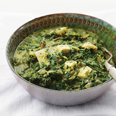 Vegan Saag Paneer 