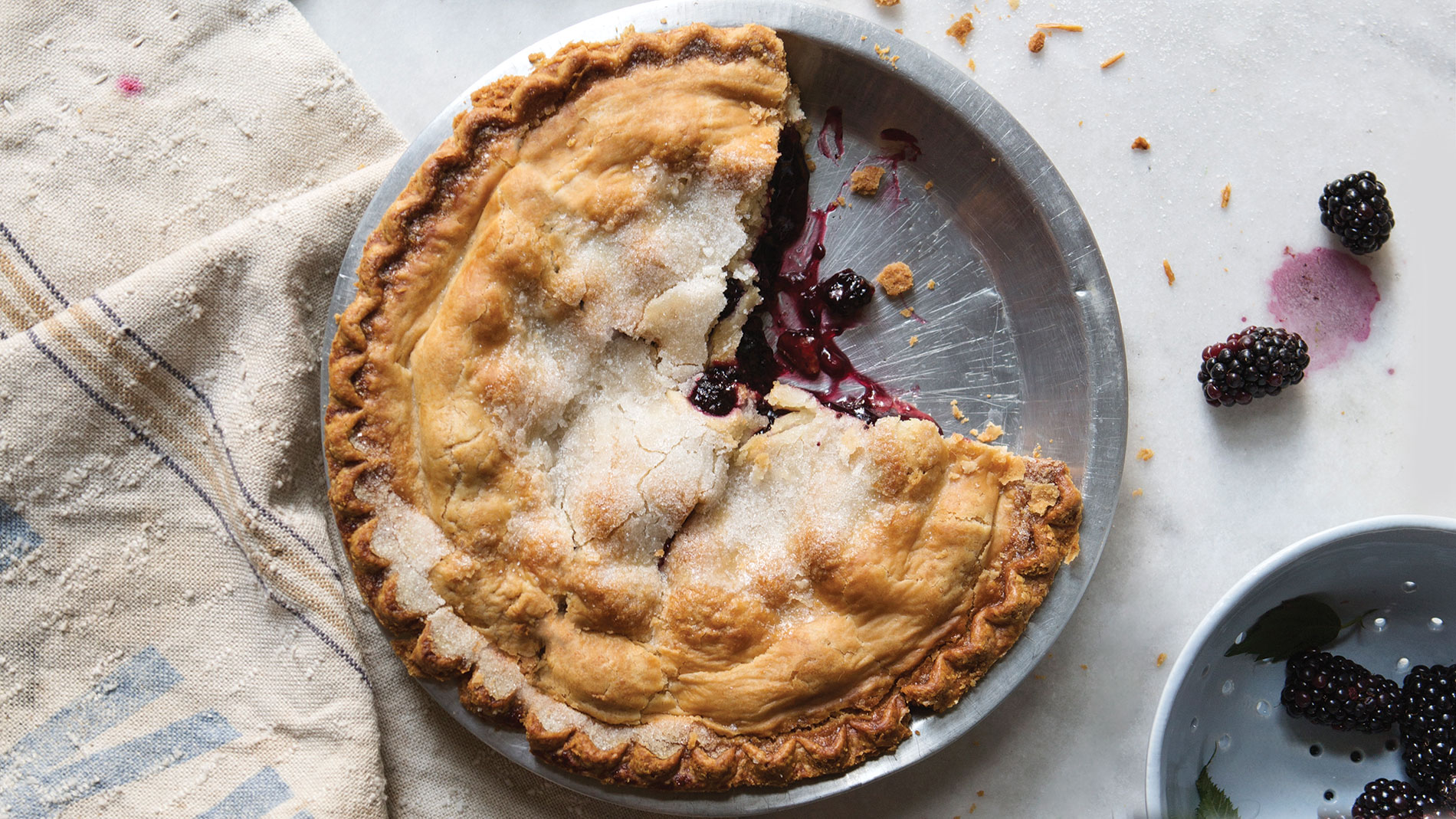 blackberry pie from annie gunn's smokehouse market in chesterfield