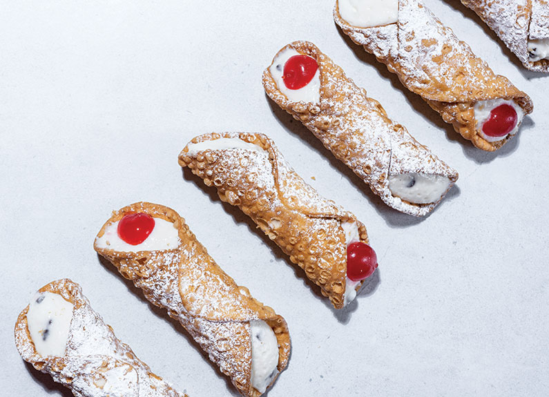 cannoli from Vitale’s Bakery on the Hill