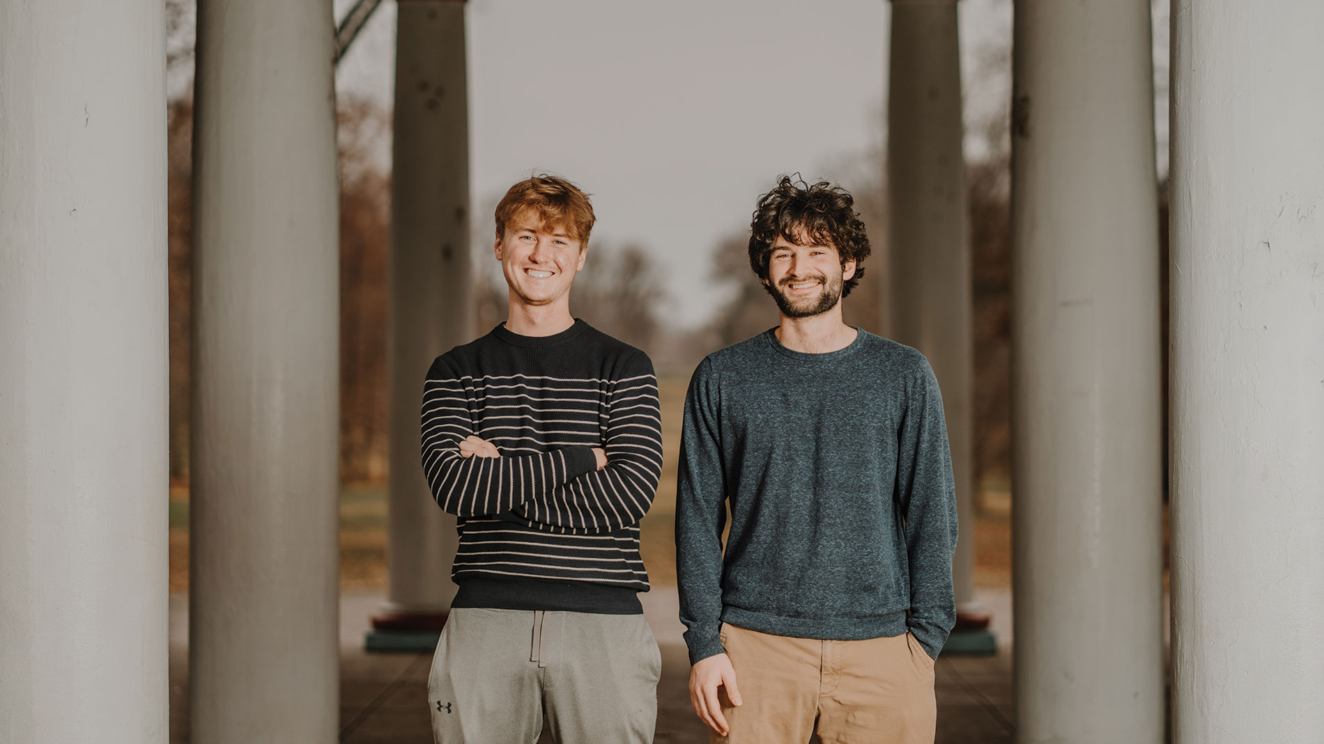 from left, find your farmer co-founder spencer stewart and ceo noah offenkrantz