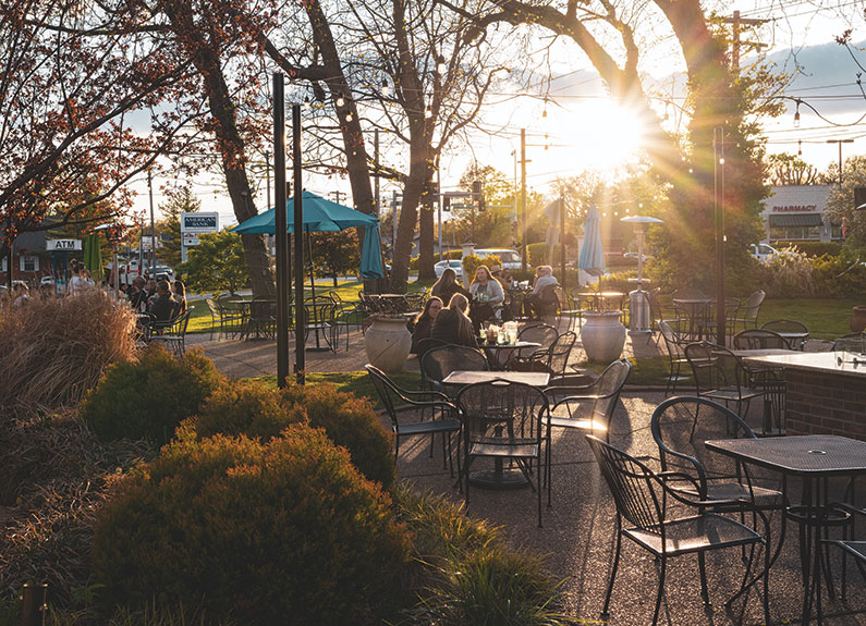 the patio at hacienda mexican restaurant in rock hill