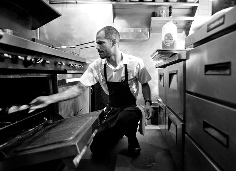 chef de cuisine at Taste, Matthew Daughaday