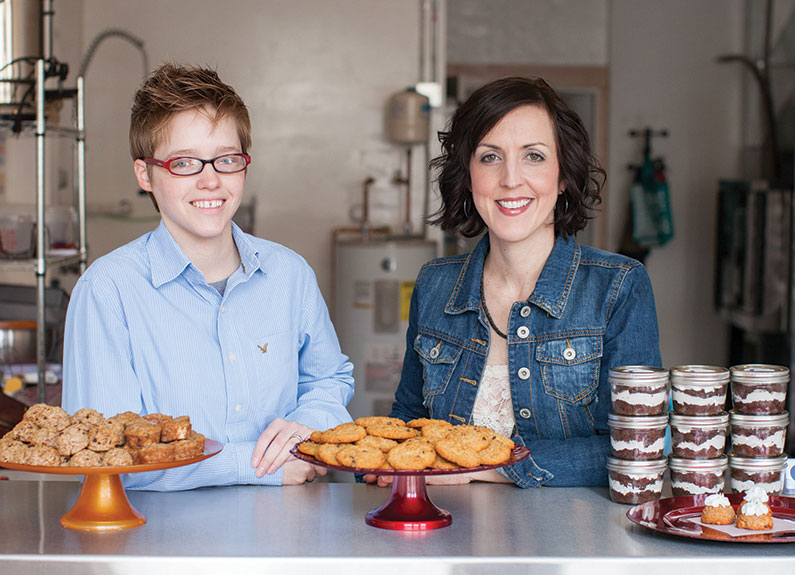 Nichole and Angel DiGiuseppi, owners of the Organic Cave Paleo Bakery 