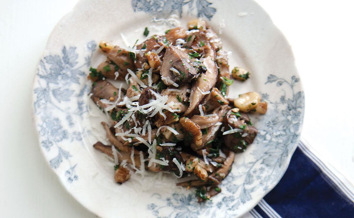 Warm Mushroom Salad