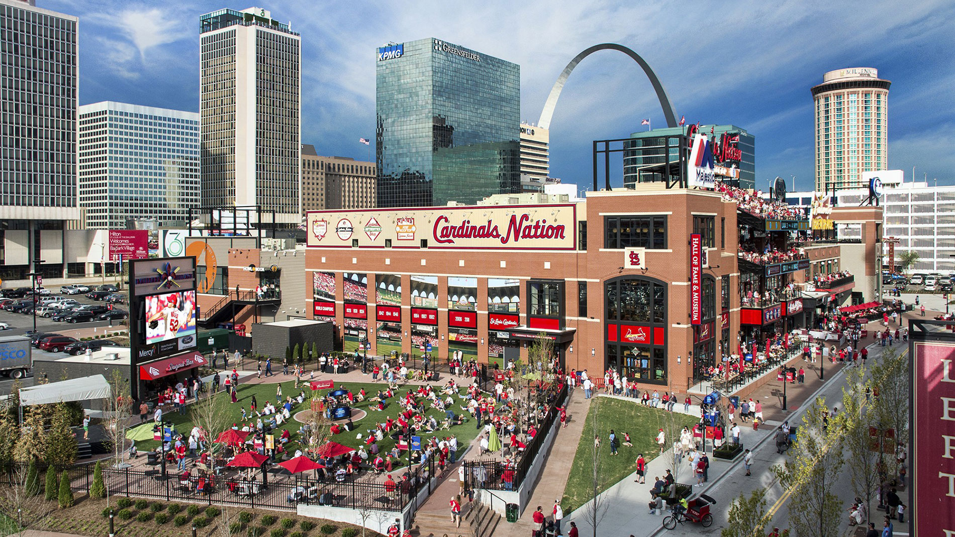 Ballpark Village features for 2022 Cardinals season