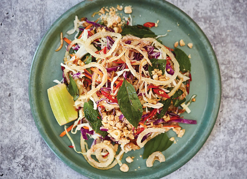 the cabbage salad at indo in botanical heights