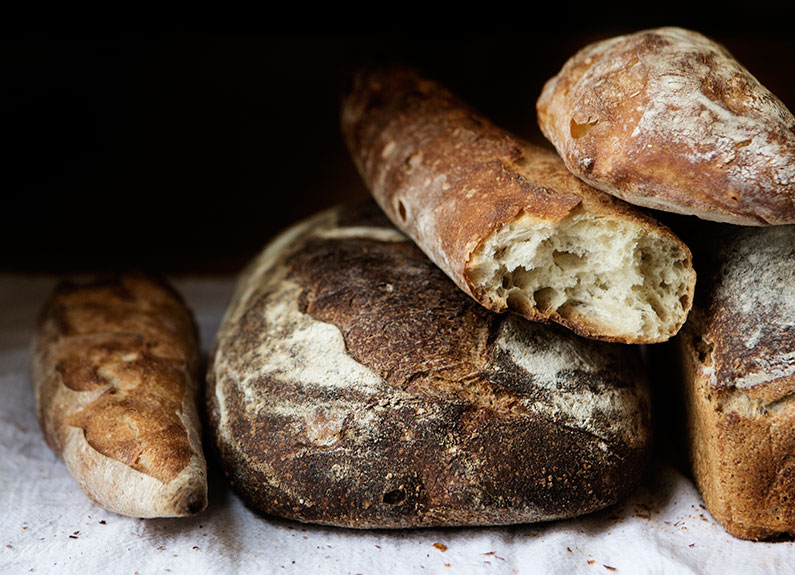 bread loaves from union loafers cafe and bread bakery 