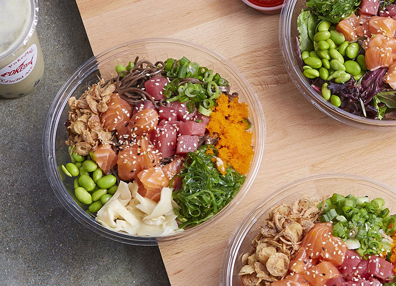 poke bowls from poke doke in the central west end